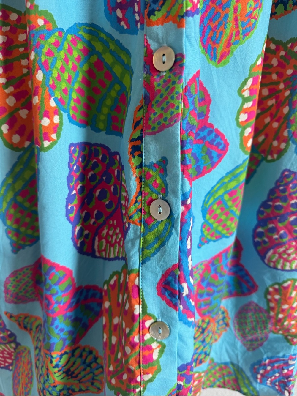 THML Turquoise Multi-Color Printed Mini Dress - Picture 3 of 9